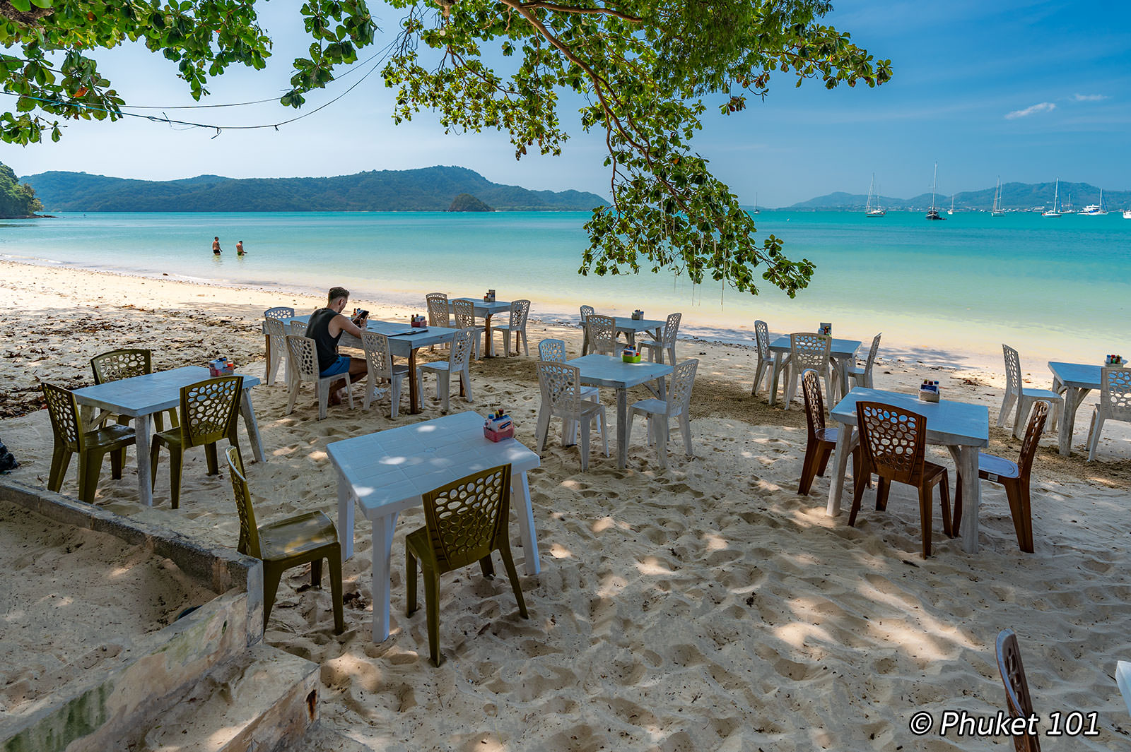 At The Beach Restaurant on Khao Khad Beach in Phuket