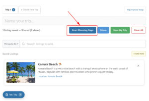 Phuket Trip Planner Help