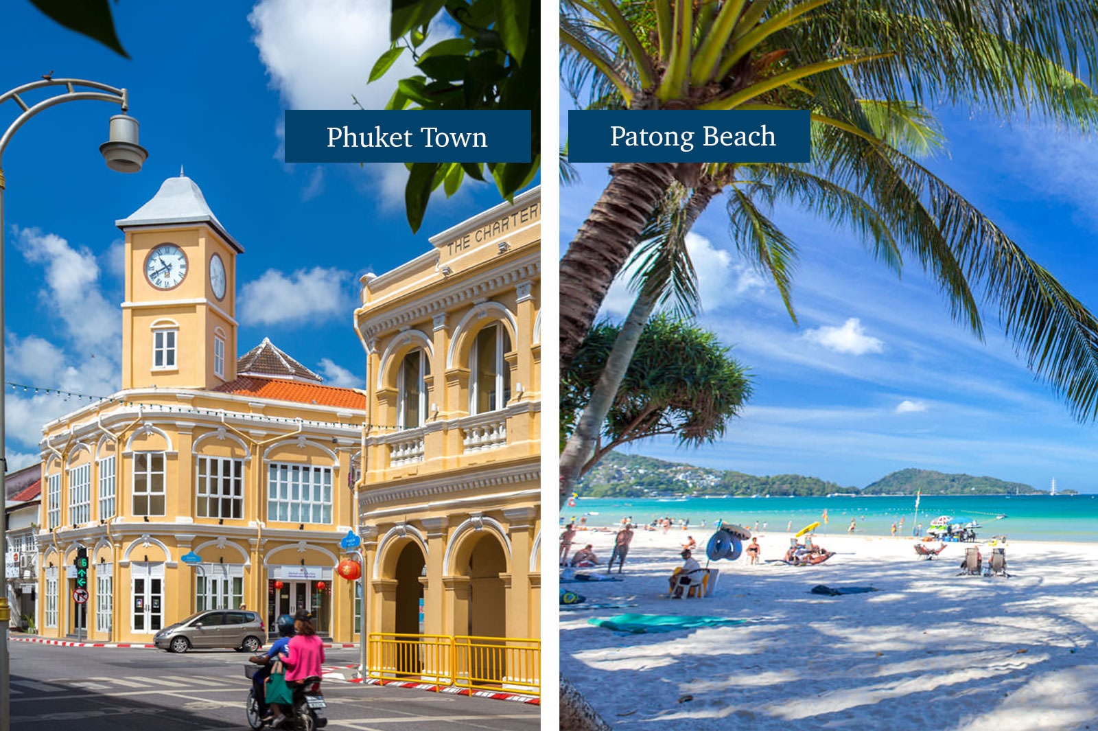 Phuket Town vs Patong Beach