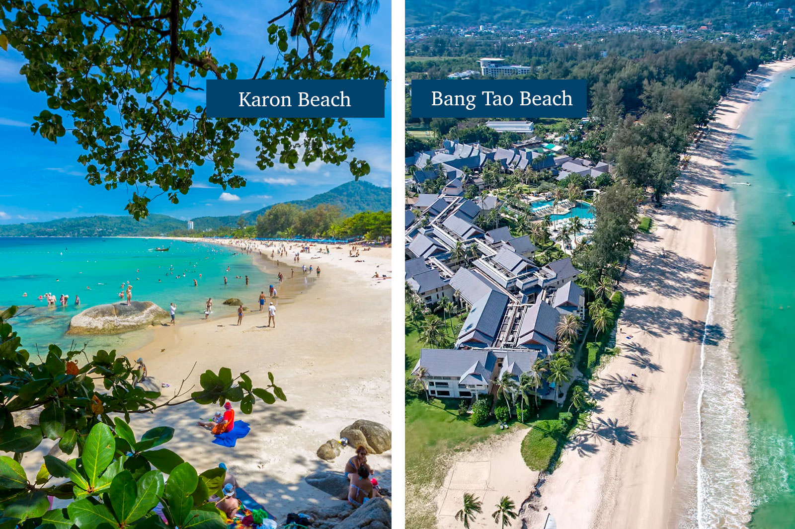 Karon Beach vs Bang Tao Beach