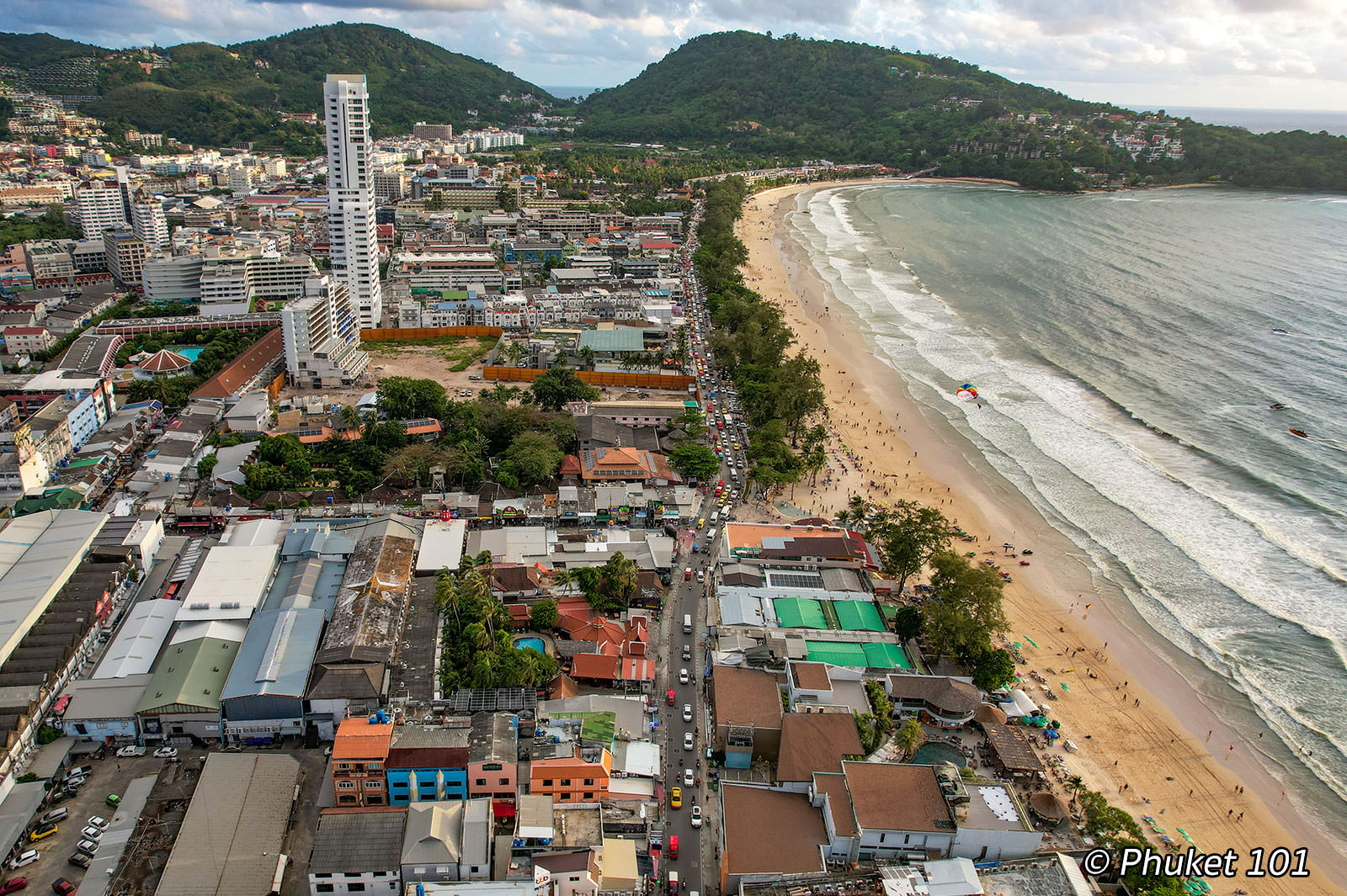 Busy Patong Beach