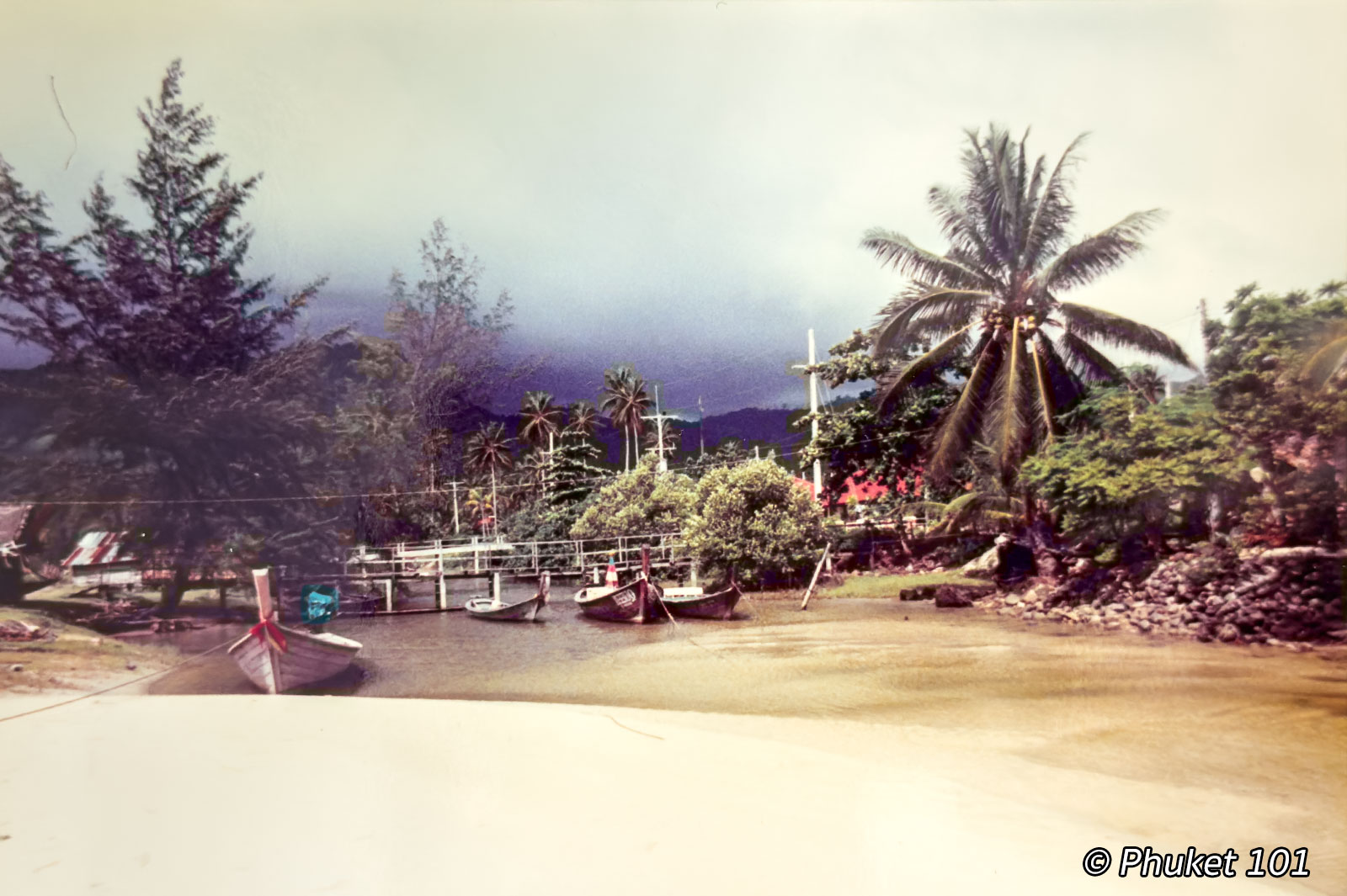 Kamala Beach in 1990