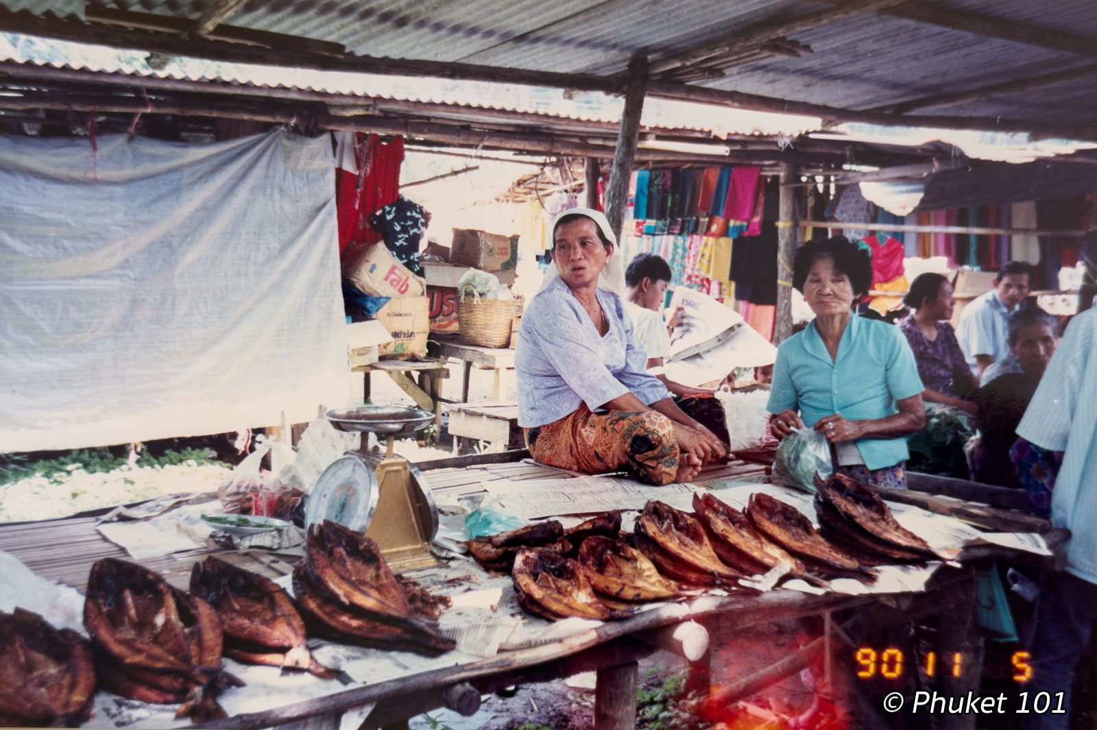 Koh Panyee fishing village on stilts in Phang Nga Bay, 1990