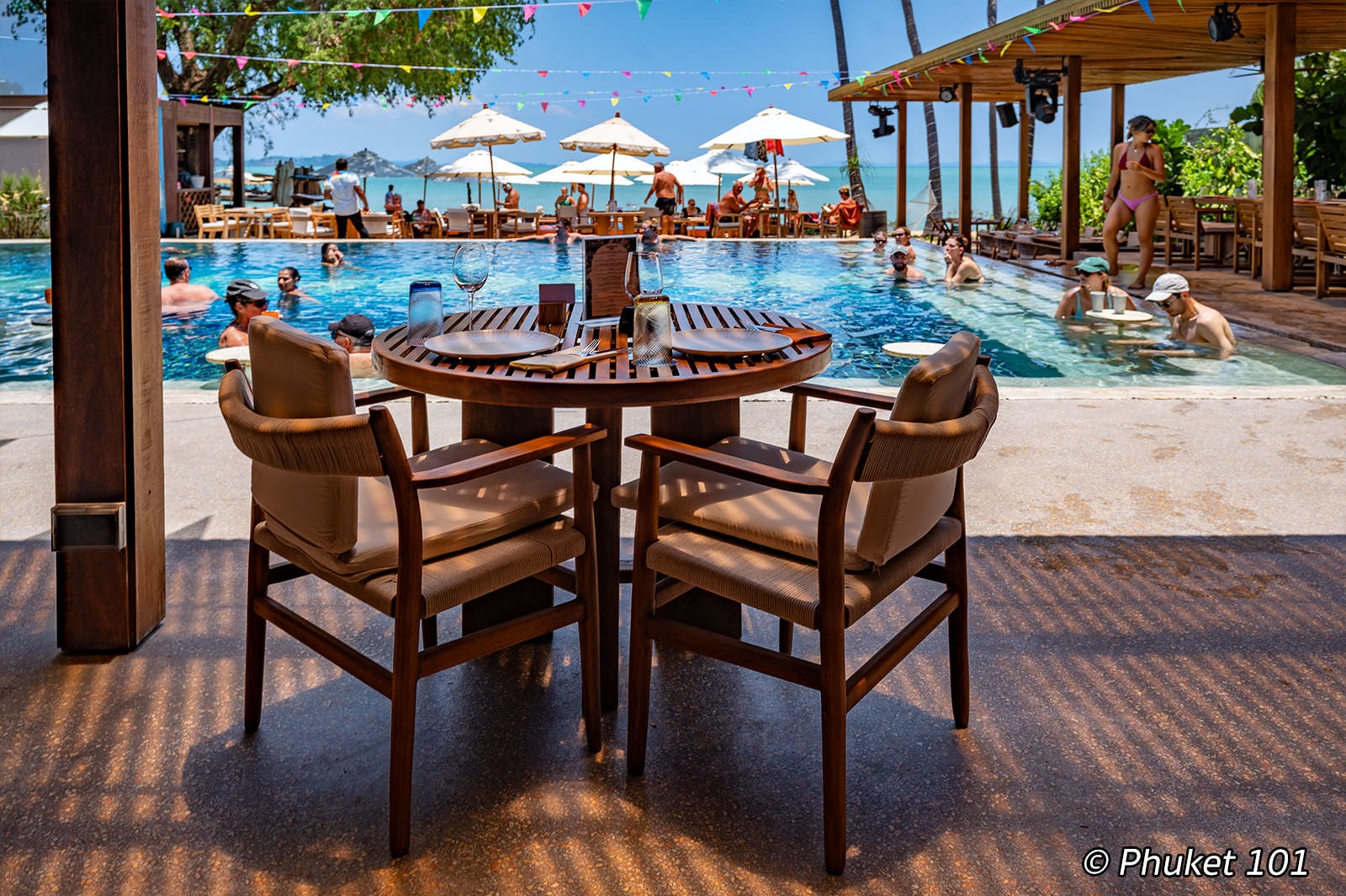 Saturday Brunch at LAKU Beach Club, Barcelo Phuket