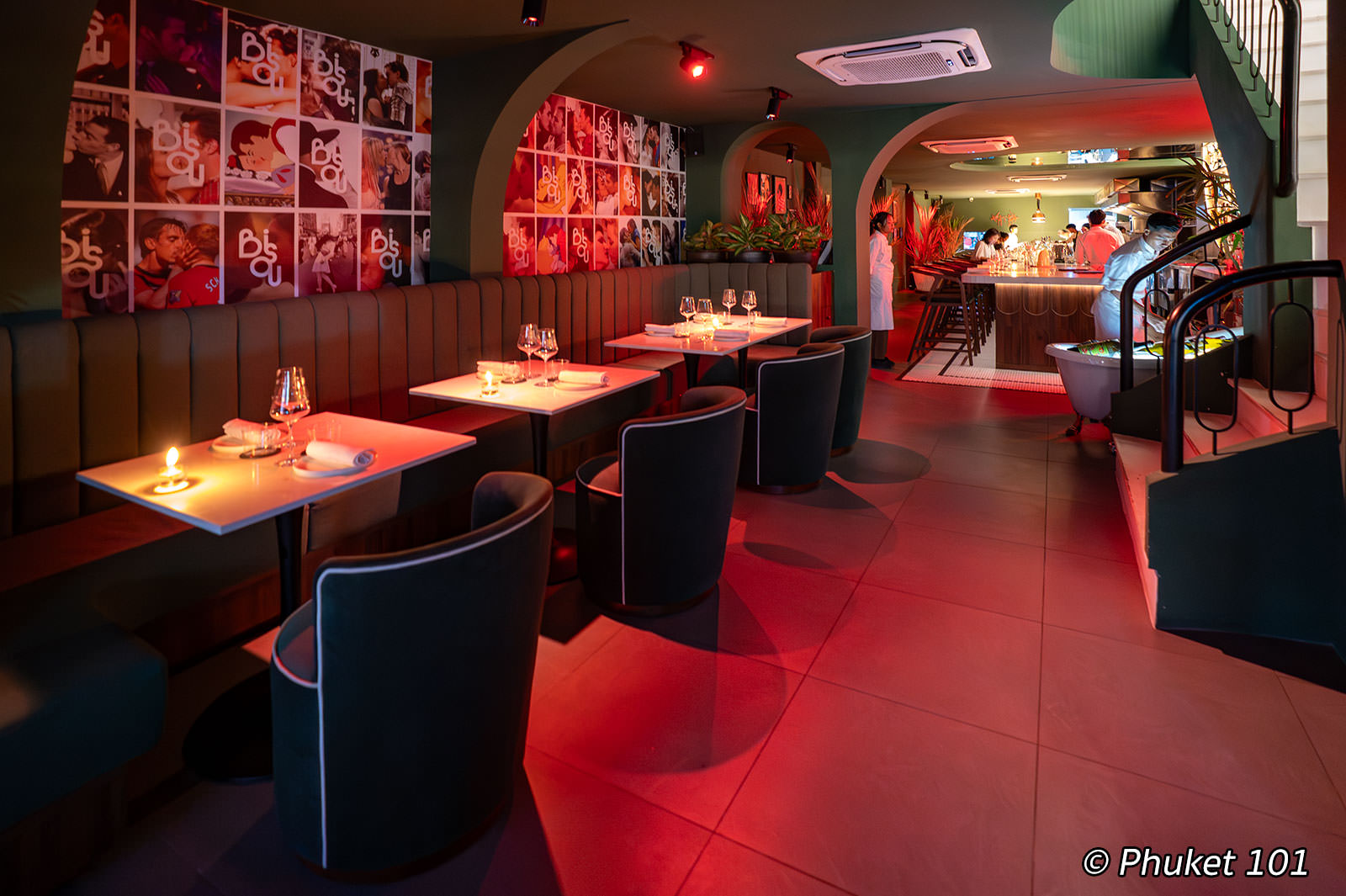 Bisou Phuket Restaurant on Bang Tao Beach