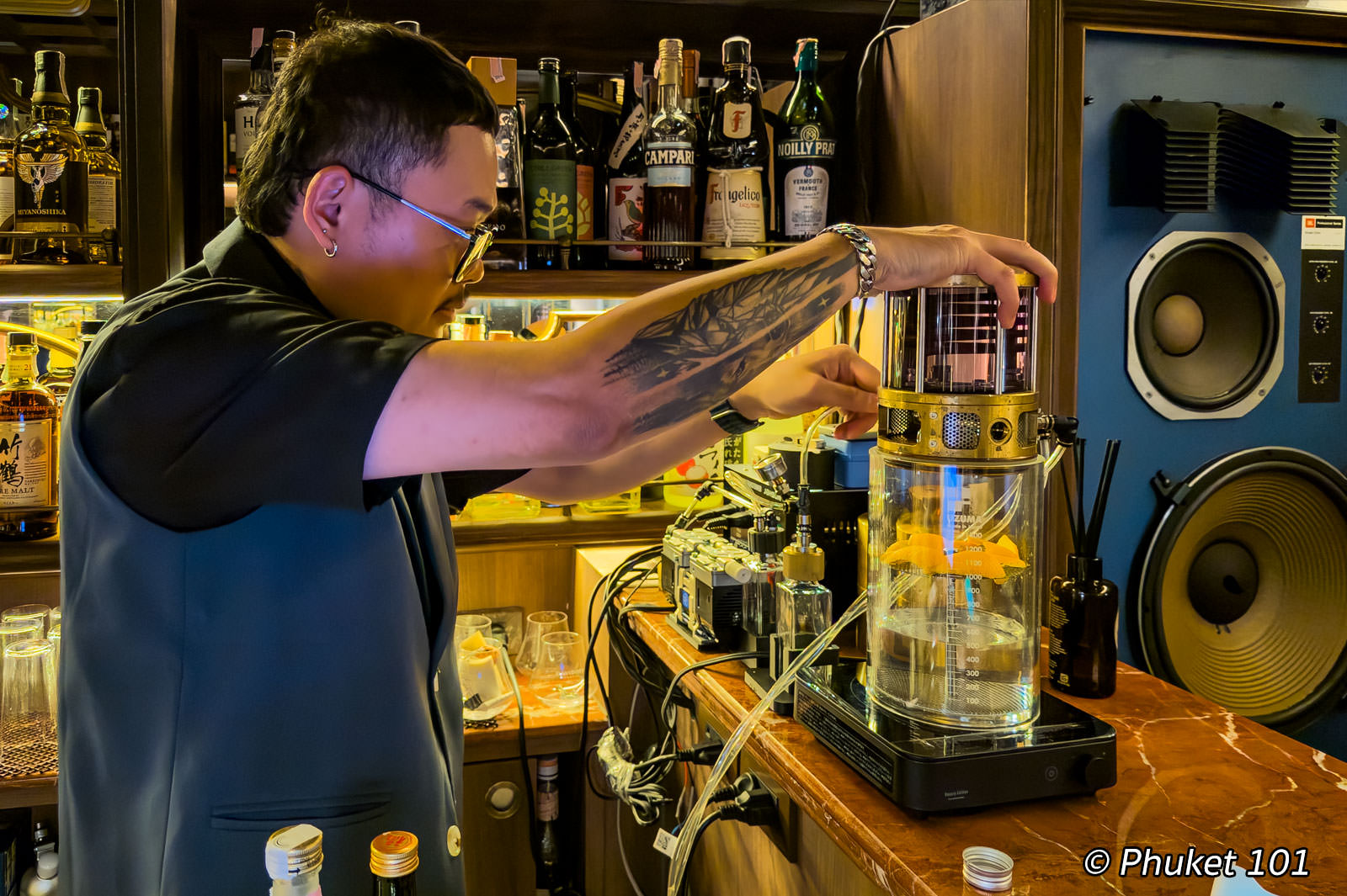 Rotovap at Kouji Alchemist, Bangkok